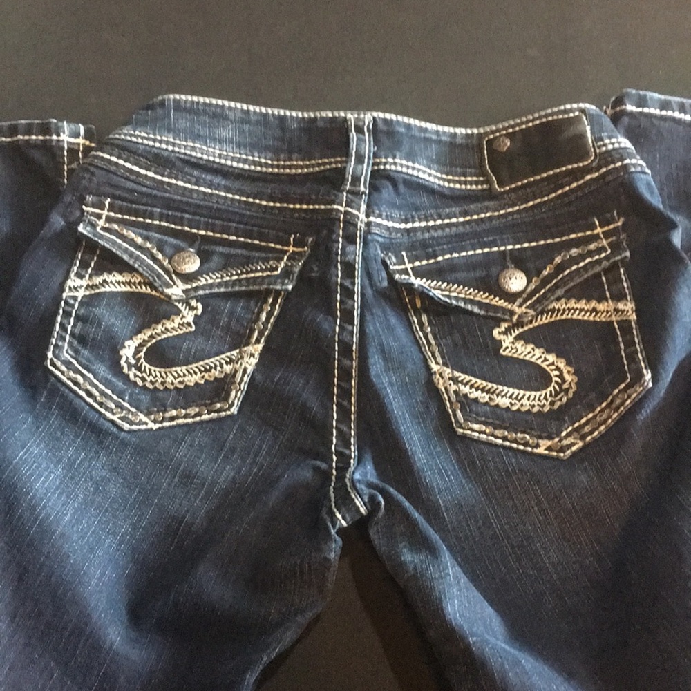 Silver brand dark wash jeans
